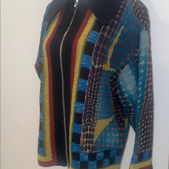 Jean Paul Gaultier Multicolor Patterned Cardigan vintage - Picture 4 of 8